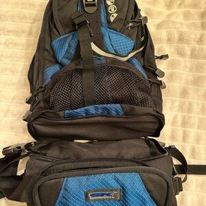 Samsonite Black and Blue Backpack